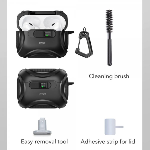 ESR AirPods Pro 3 Skal Cyber FlickLock MagSafe Svart