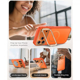 Supcase iPhone 17 Pro Skal Ares Flip MagSafe Orange
