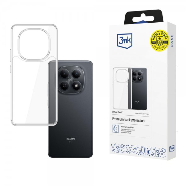 3mk Xiaomi Redmi Note 15/Xiaomi Redmi Note 15 5G Skal Armor Case Transparent