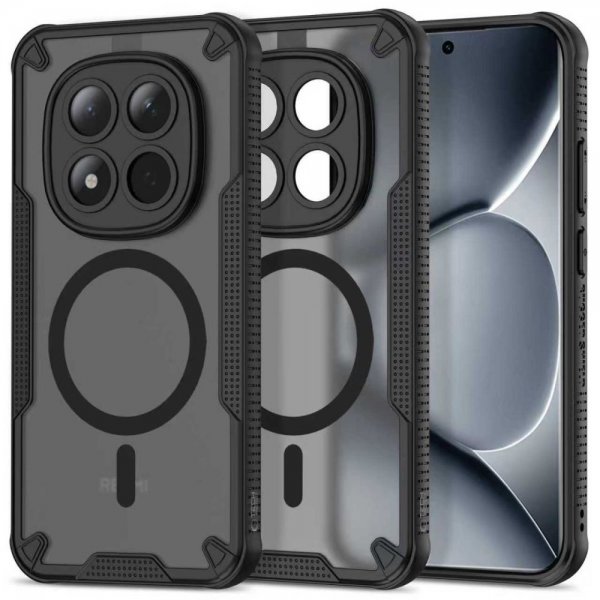 Tech-Protect Xiaomi Redmi Note 15 Pro Plus 5G Skal Rugged Shield MagSafe Svart