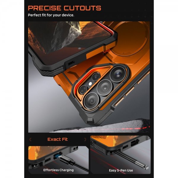 Supcase Samsung Galaxy S26 Ultra Skal UB Grip MagSafe Orange