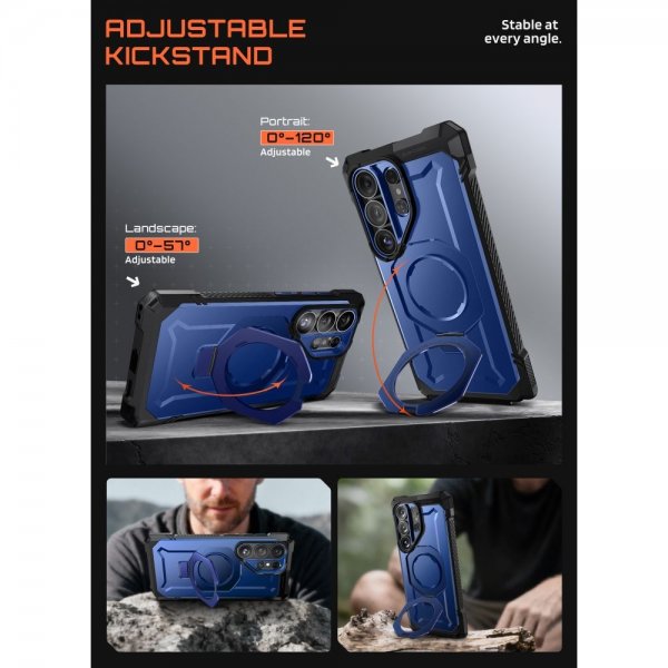 Supcase Samsung Galaxy S26 Skal UB Grip MagSafe Blå