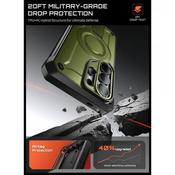 Supcase Samsung Galaxy S26 Ultra Skal UB Pro MagSafe Grön