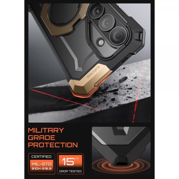 Supcase Samsung Galaxy S26 Skal UB Grip MagSafe Svart Guld