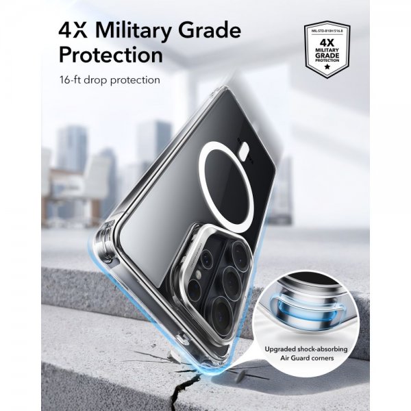 ESR Samsung Galaxy S26 Ultra Skal Classic Hybrid Kickstand MagSafe Transparent