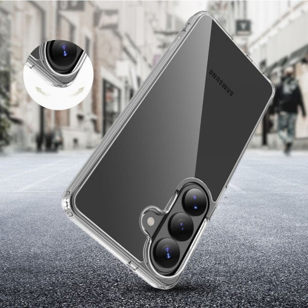 Tech-Protect Samsung Galaxy S26 Plus Skal FlexAir Hybrid Transparent