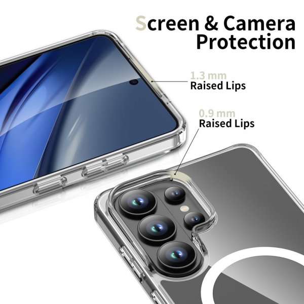 Tech-Protect Samsung Galaxy S26 Ultra Skal FlexAir Hybrid MagSafe Transparent
