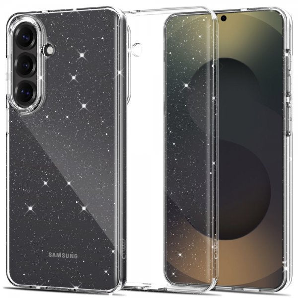 Tech-Protect Samsung Galaxy S26 Skal FlexAir Transparent Glitter