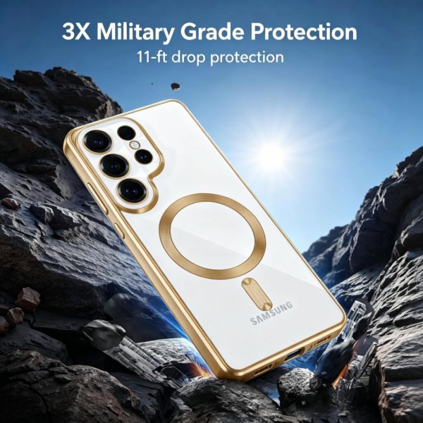 Tech-Protect Samsung Galaxy S26 Ultra Skal MagFlex MagSafe Guld