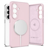 Tech-Protect Samsung Galaxy S26 Skal Silicone MagSafe Rosa