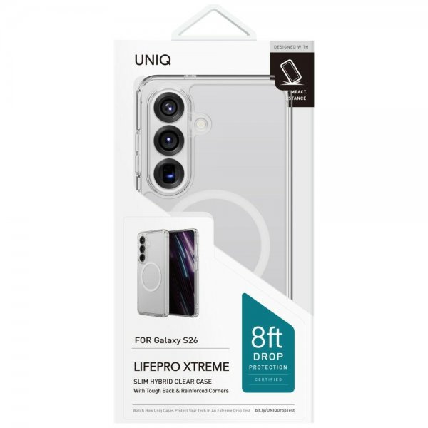 UNIQ Samsung Galaxy S26 Skal LifePro Xtreme MagClick Transparent