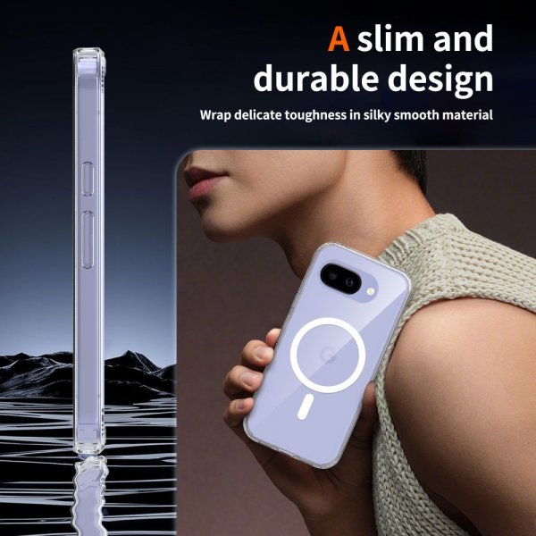 Tech-Protect Google Pixel 10a Skal FlexAir Hybrid MagSafe Transparent
