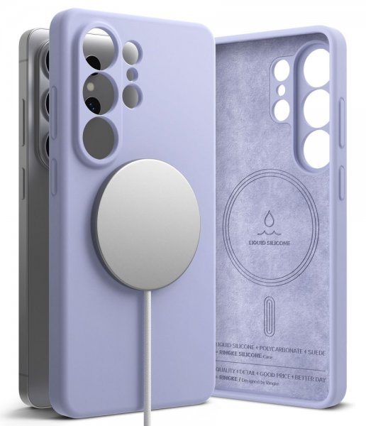 Ringke Samsung Galaxy S26 Ultra Skal Silicone Magnetic Lila