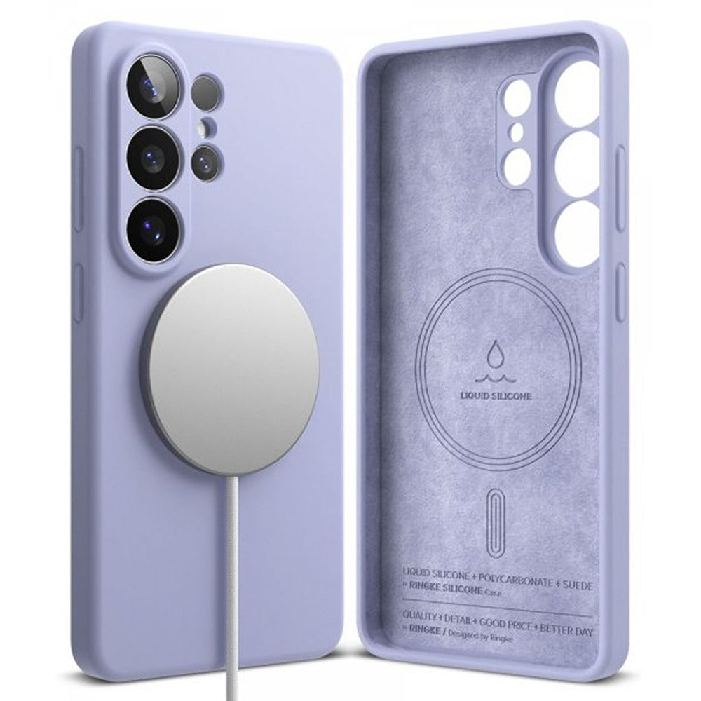 Ringke Samsung Galaxy S26 Ultra Skal Silicone Magnetic Lila