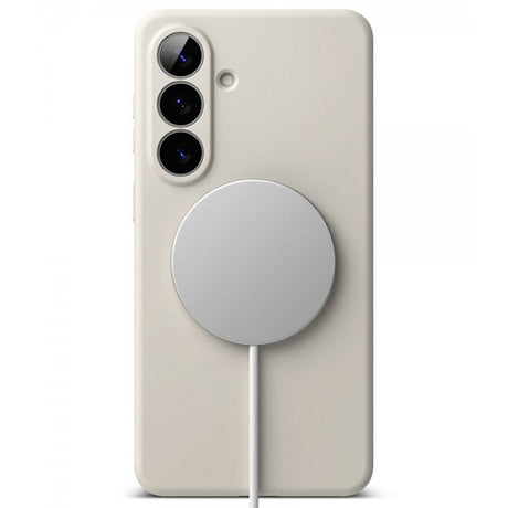 Ringke Samsung Galaxy S26 Plus Skal Silicone Magnetic Beige