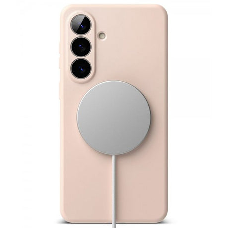 Ringke Samsung Galaxy S26 Plus Skal Silicone Magnetic Rosa