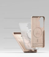 Ringke Samsung Galaxy S26 Plus Skal Silicone Magnetic Rosa