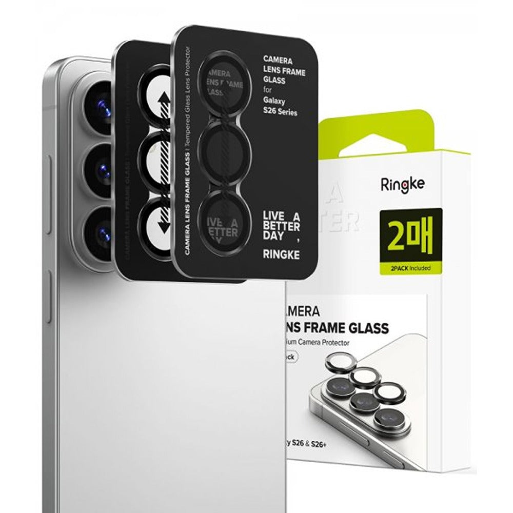 Ringke Samsung Galaxy S26/Galaxy S26 Plus Kameraskydd Camera Lens Frame 2-pack