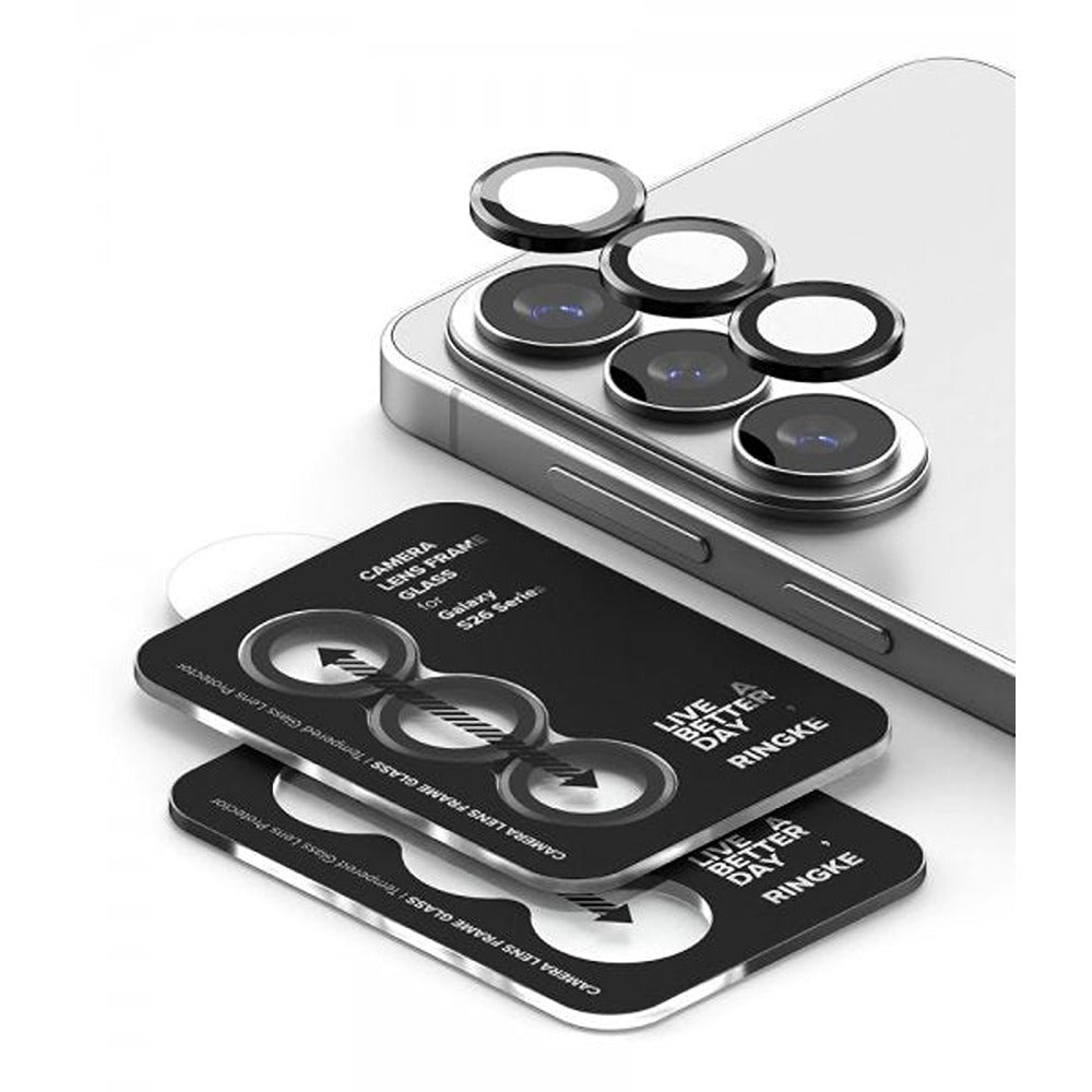 Ringke Samsung Galaxy S26/Galaxy S26 Plus Kameraskydd Camera Lens Frame 2-pack