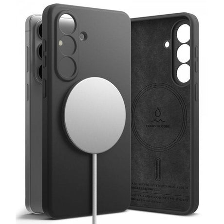 Ringke Samsung Galaxy S26 Skal Silicone Magnetic Svart