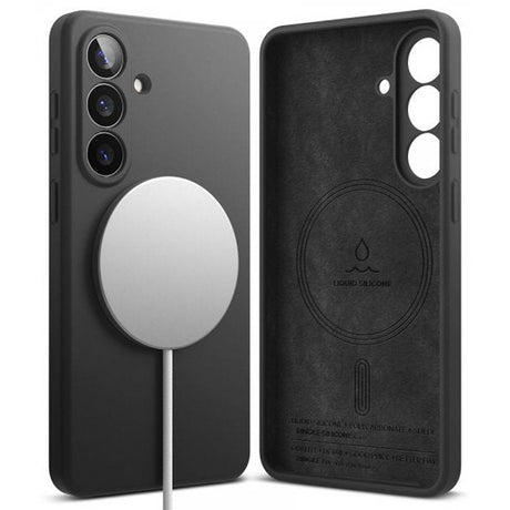 Ringke Samsung Galaxy S26 Skal Silicone Magnetic Svart