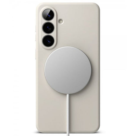 Ringke Samsung Galaxy S26 Skal Silicone Magnetic Beige