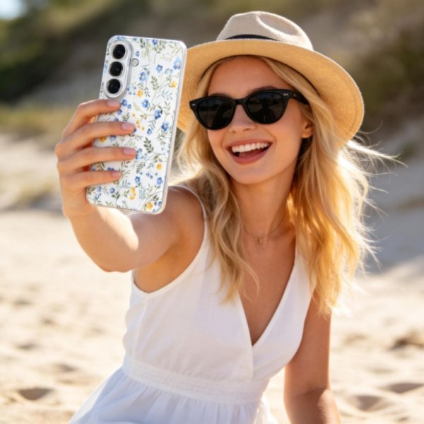 Tech-Protect Samsung Galaxy A37 Skal FlexAir Blommönster