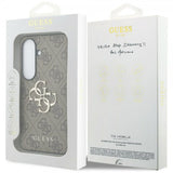 Guess Samsung Galaxy S26 Skal 4G Metal Logo Brun