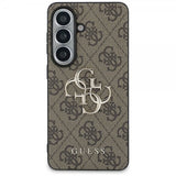 Guess Samsung Galaxy S26 Plus Skal 4G Metal Logo Brun