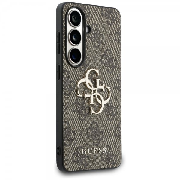 Guess Samsung Galaxy S26 Plus Skal 4G Metal Logo Brun