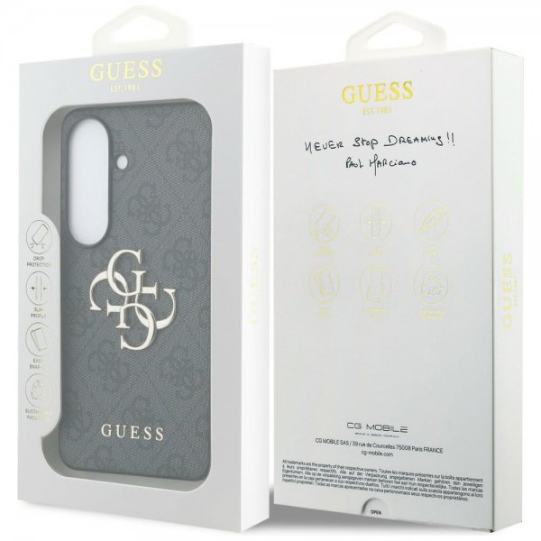 Guess Samsung Galaxy S26 Plus Skal 4G Metal Logo Svart