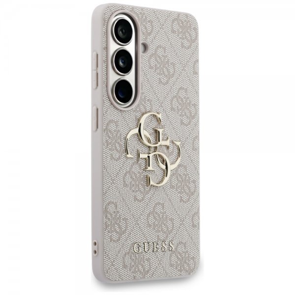 Guess Samsung Galaxy S26 Plus Skal 4G Metal Logo Rosa