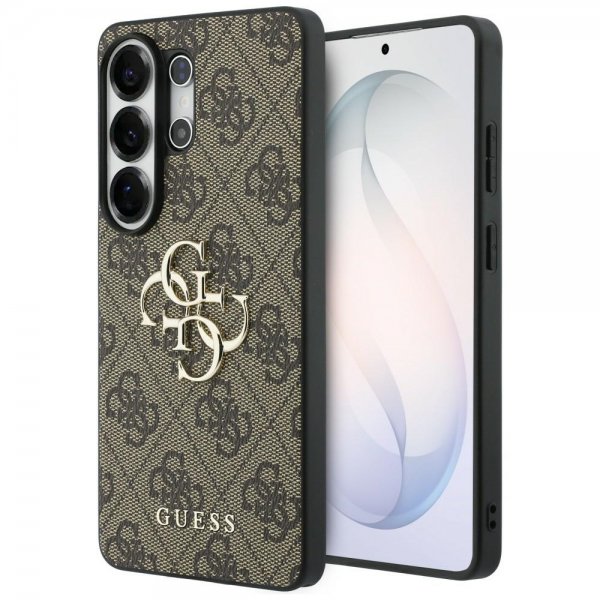 Guess Samsung Galaxy S26 Ultra Skal 4G Metal Logo Brun