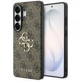 Guess Samsung Galaxy S26 Ultra Skal 4G Metal Logo Brun