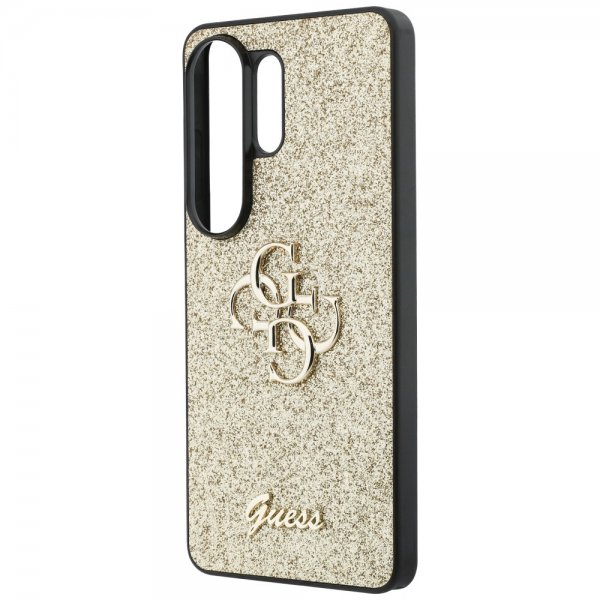 Guess Samsung Galaxy S26 Ultra Skal Fixed Glitter Guld