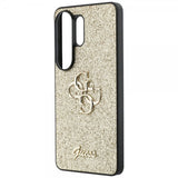 Guess Samsung Galaxy S26 Ultra Skal Fixed Glitter Guld