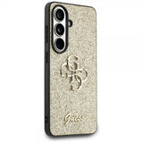 Guess Samsung Galaxy S26 Skal Fixed Glitter Guld