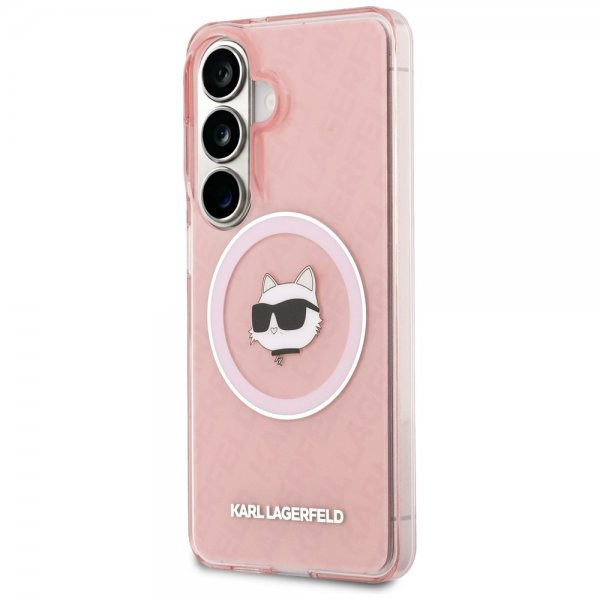 Karl Lagerfeld Samsung Galaxy S26 Skal Choupette MagSafe Rosa