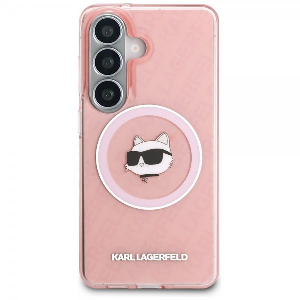 Karl Lagerfeld Samsung Galaxy S26 Skal Choupette MagSafe Rosa