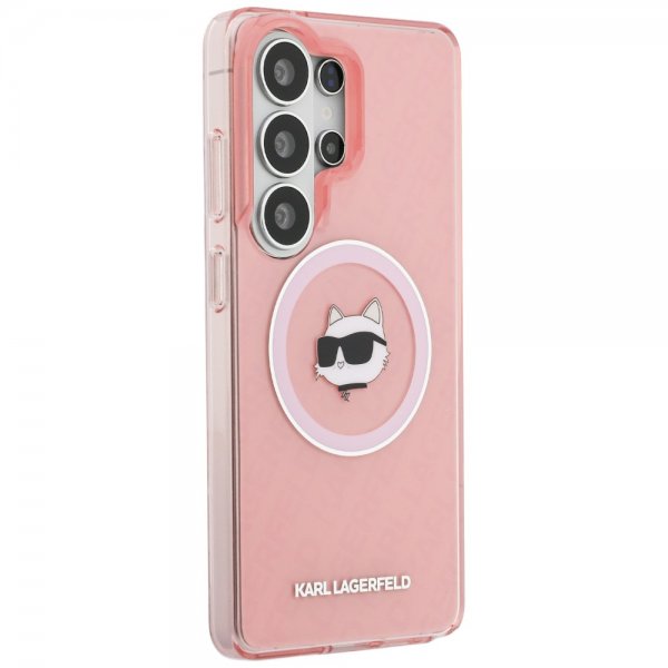 Karl Lagerfeld Samsung Galaxy S26 Ultra Skal Choupette MagSafe Rosa