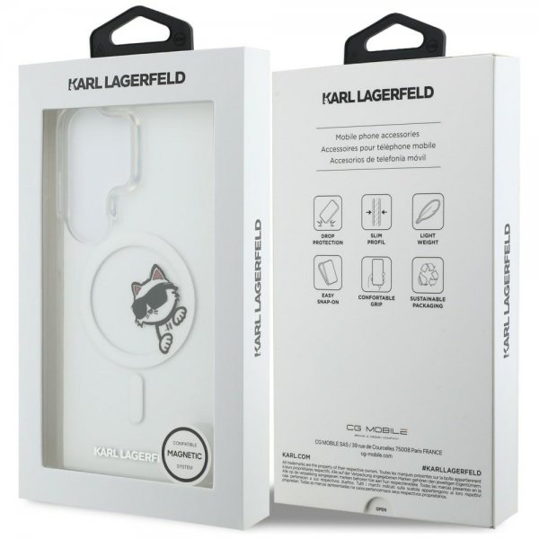 Karl Lagerfeld Samsung Galaxy S26 Ultra Skal Choupette Peekaboo MagSafe Transparent