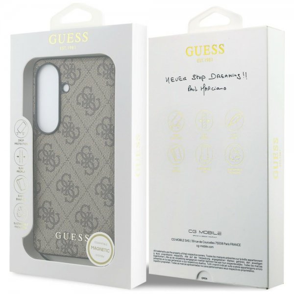 Guess Samsung Galaxy S26 Skal 4G Charm MagSafe Brun