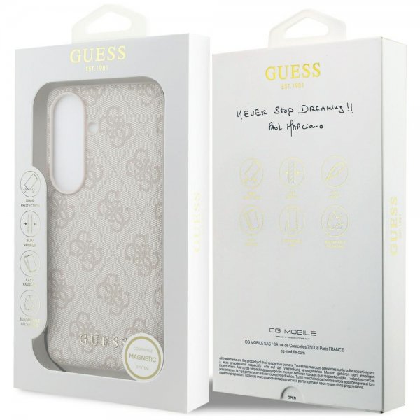 Guess Samsung Galaxy S26 Skal 4G Charm MagSafe Rosa