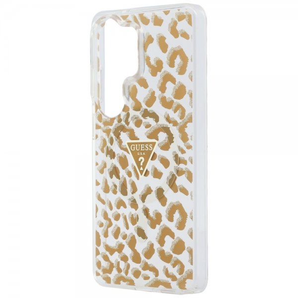 Guess Samsung Galaxy S26 Ultra Skal Leopard Print MagSafe Brun