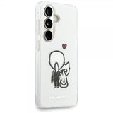 Karl Lagerfeld Samsung Galaxy S26 Skal Karl & Choupette MagSafe Vit