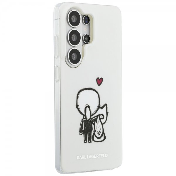 Karl Lagerfeld Samsung Galaxy S26 Ultra Skal Karl & Choupette MagSafe Vit