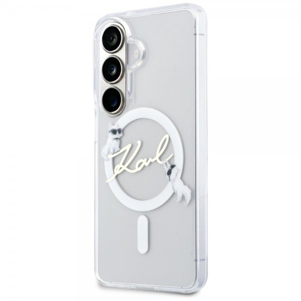 Karl Lagerfeld Samsung Galaxy S26 Plus Skal Script MagSafe Transparent