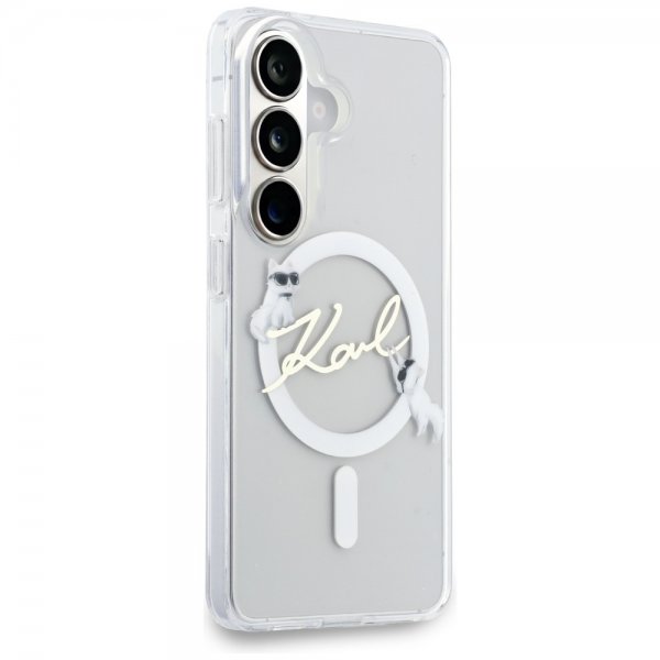 Karl Lagerfeld Samsung Galaxy S26 Plus Skal Script MagSafe Transparent