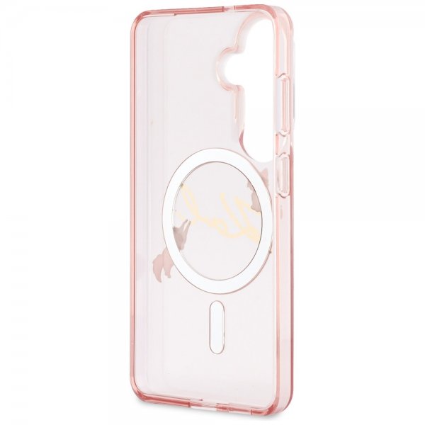 Karl Lagerfeld Samsung Galaxy S26 Skal Script MagSafe Rosa