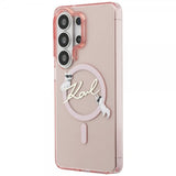 Karl Lagerfeld Samsung Galaxy S26 Ultra Skal Script MagSafe Rosa
